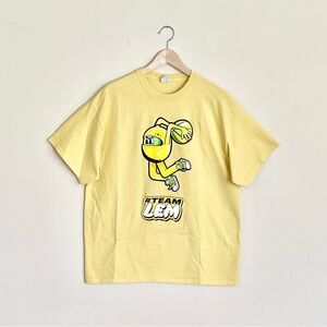 NEW Starry Soda #TeamLem Dunk Graphic Yellow Basketball Promo T Shirt Adult XL